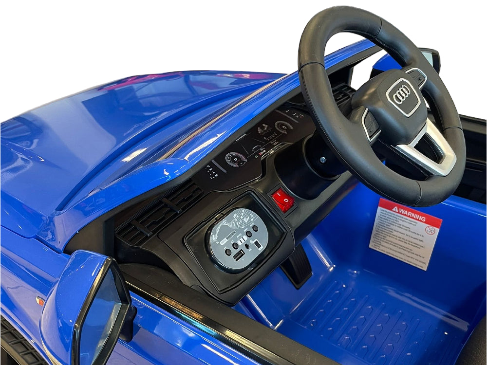 Audi Q7 electric children's car, 12 volts, rubber tires and more!