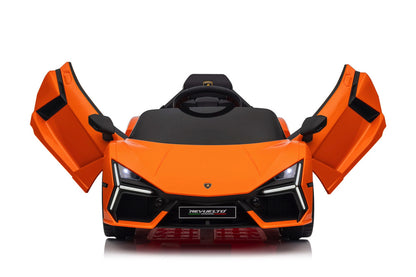 Lamborghini Revuelto, a 12-volt electric children's car with EVA tires and a faux leather seat!