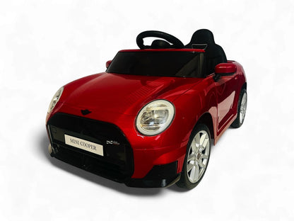 MINI Cooper S, 12 volt kinderauto met rubberen banden en meer!